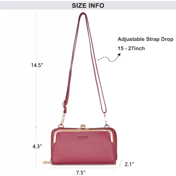 Montana West Small Crossbody Cell Phone Purse for Women RFID Blocking Cellphone Wallet