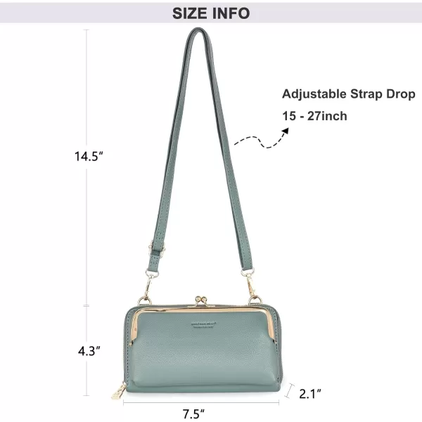 Montana West Small Crossbody Cell Phone Purse for Women RFID Blocking Cellphone Wallet