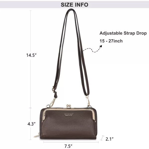 Montana West Small Crossbody Cell Phone Purse for Women RFID Blocking Cellphone Wallet