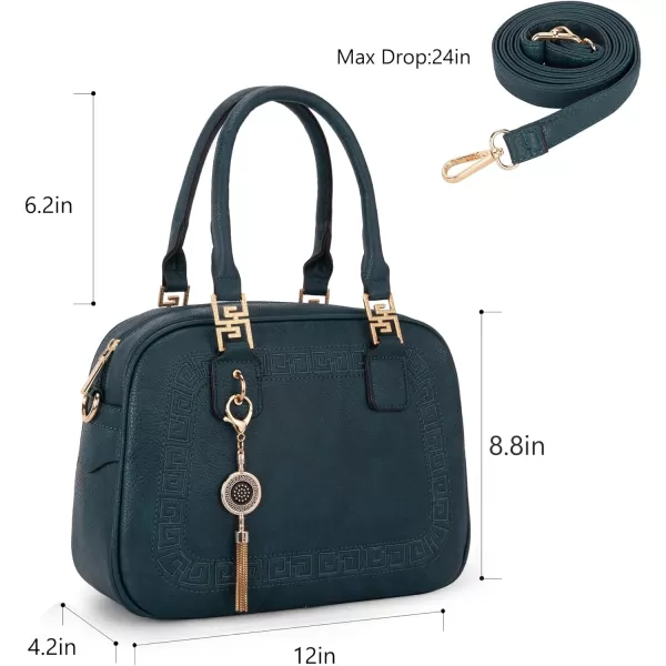 Montana West Small Top Handle Purse for Women Crossbody Satchel Handbag Barrel Bag