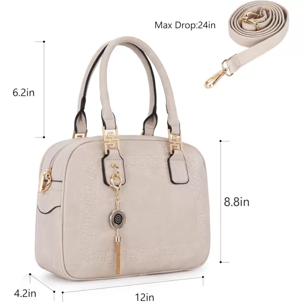 Montana West Small Top Handle Purse for Women Crossbody Satchel Handbag Barrel Bag