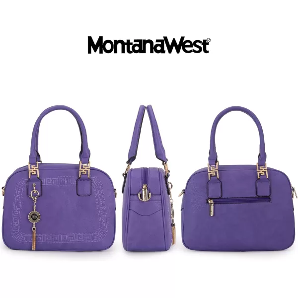 Montana West Small Top Handle Purse for Women Crossbody Satchel Handbag Barrel Bag