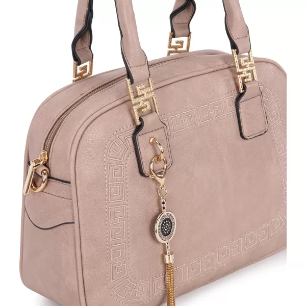 Montana West Small Top Handle Purse for Women Crossbody Satchel Handbag Barrel Bag