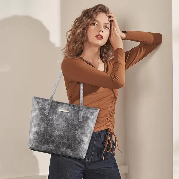 Montana West Tote Bags Vegan Leather Purses and Handbags for Women Top Handle Ladies Shoulder Bags