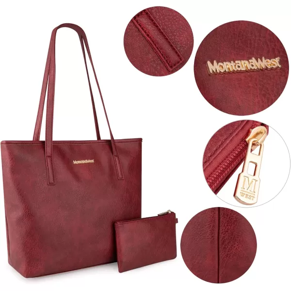 Montana West Tote Bags Vegan Leather Purses and Handbags for Women Top Handle Ladies Shoulder Bags