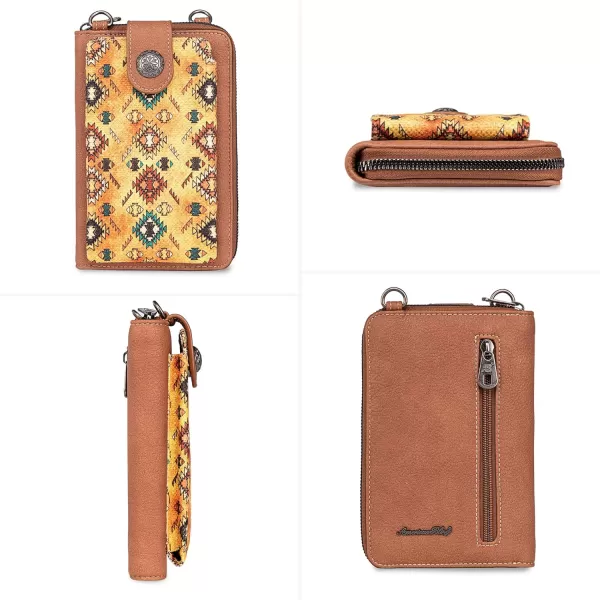 Montana West Western Small Crossbody Cell Phone Purses for Women CellPhone Wallet Bag