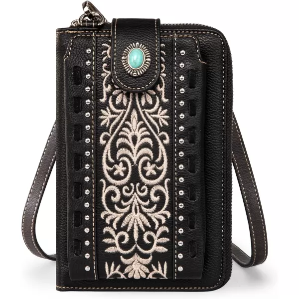 Montana West Western Small Crossbody Cell Phone Purses for Women CellPhone Wallet Bag