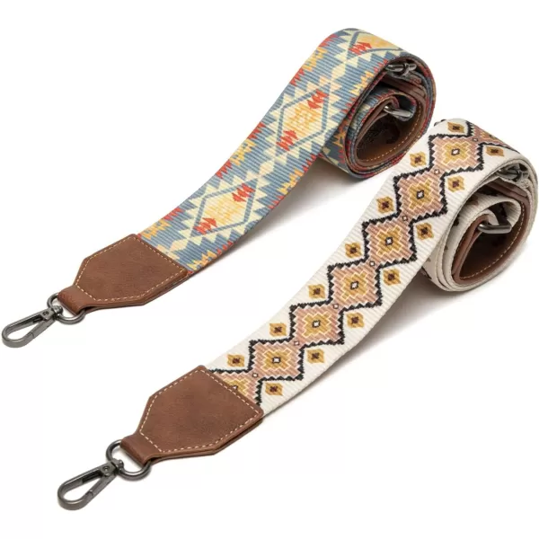 Wrangler Strap Western Purse Straps Replacement Crossbody Handbag Adjustable Aztec Wide Guitar Strap