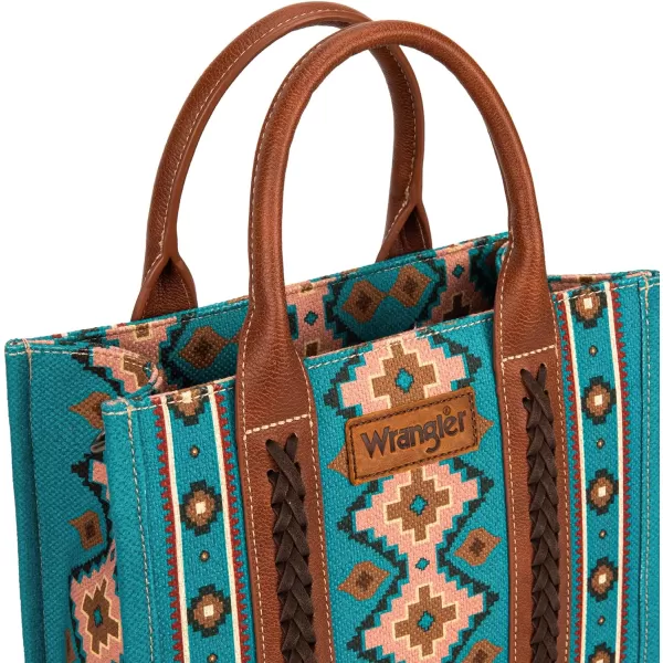 Wrangler Tote Bag for Women Aztec Top Handle Satchel Purse Boho Shoulder Handbags)