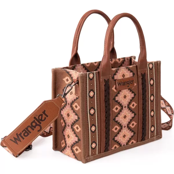 Wrangler Tote Bag for Women Aztec Top Handle Satchel Purse Boho Shoulder Handbags)