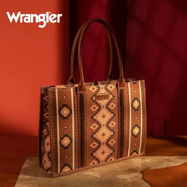 Wrangler Tote Bag for Women Aztec Top Handle Satchel Purse Boho Shoulder Handbags