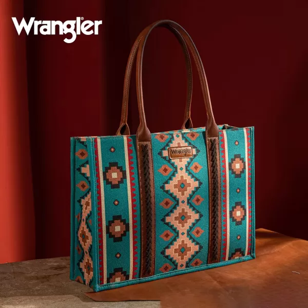 Wrangler Tote Bag for Women Aztec Top Handle Satchel Purse Boho Shoulder Handbags