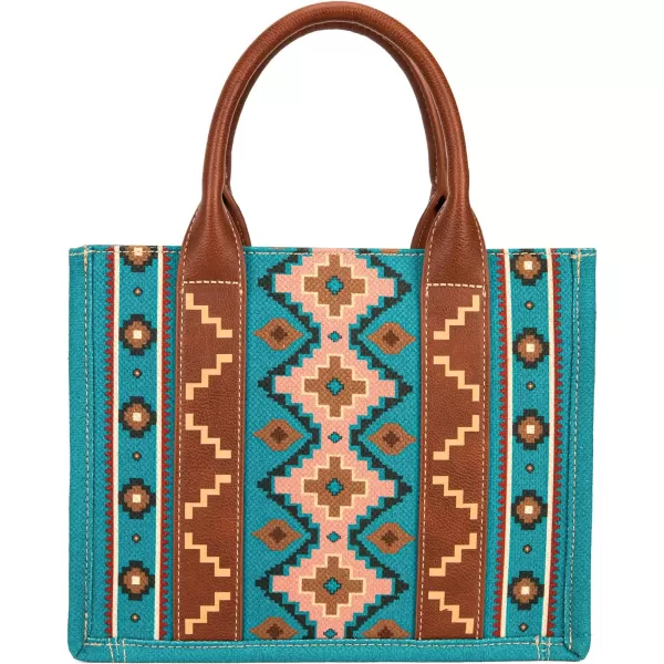 Wrangler Tote Bag for Women Aztec Top Handle Satchel Purse Boho Shoulder Handbags)