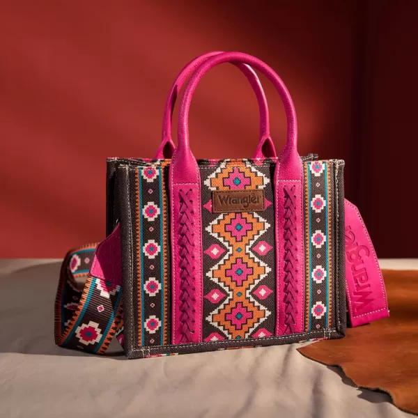 Wrangler Tote Bag for Women Aztec Top Handle Satchel Purse Boho Shoulder Handbags)