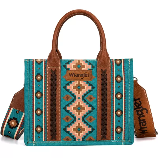 Wrangler Tote Bag for Women Aztec Top Handle Satchel Purse Boho Shoulder Handbags)