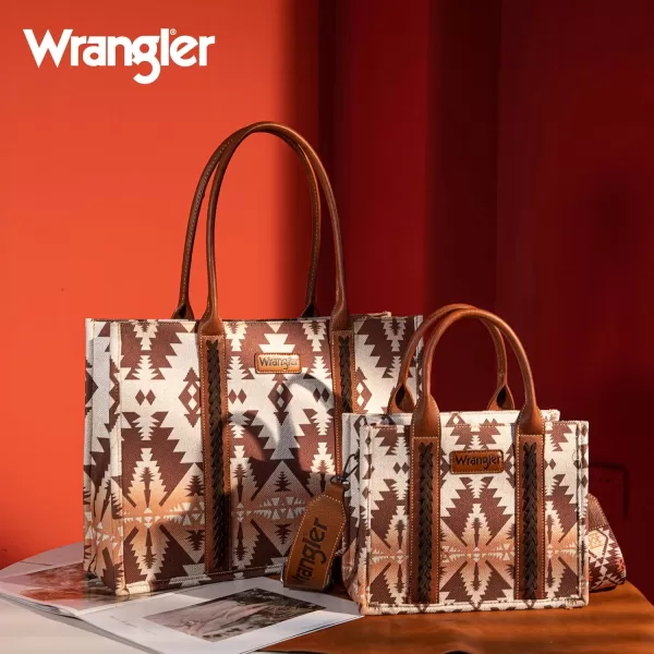 Wrangler Tote Bag for Women Aztec Top Handle Satchel Purse Boho Shoulder Handbags