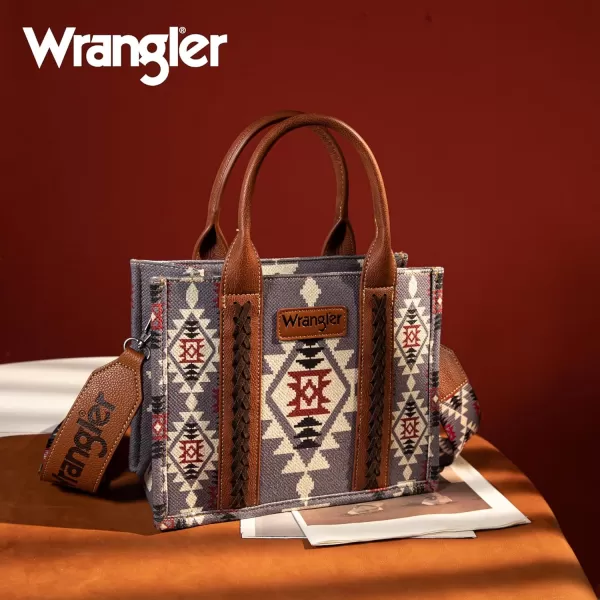 Wrangler Tote Bag for Women Aztec Top Handle Satchel Purse Boho Shoulder Handbags)