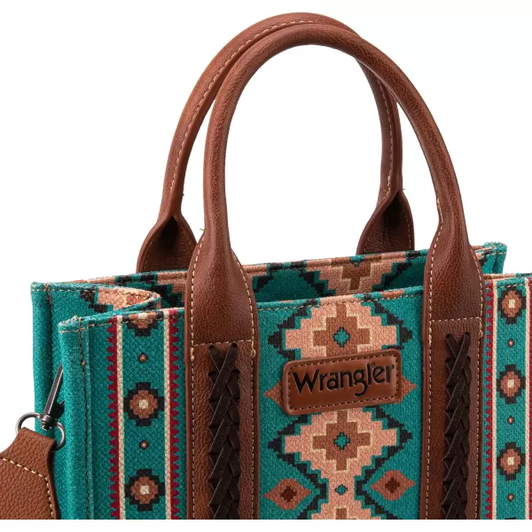 Wrangler Tote Bag for Women Aztec Top Handle Satchel Purse Boho Shoulder Handbags)