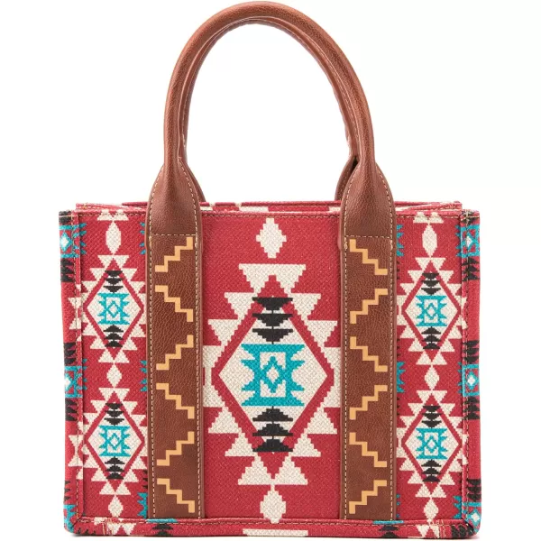 Wrangler Tote Bag for Women Aztec Top Handle Satchel Purse Boho Shoulder Handbags)