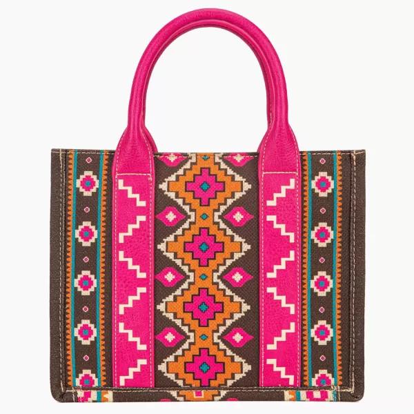 Wrangler Tote Bag for Women Aztec Top Handle Satchel Purse Boho Shoulder Handbags)