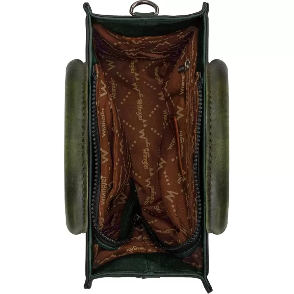Wrangler Tote Bags for Women Designer Crossbody Purses Top-handle Handbags with Strap