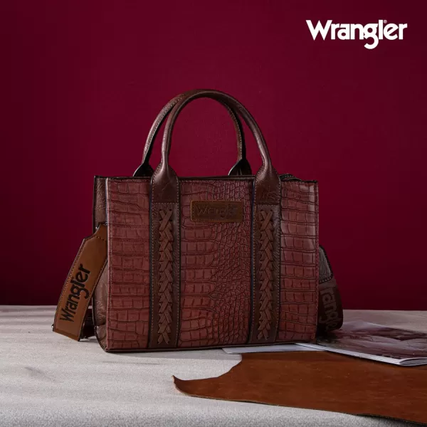 Wrangler Tote Bags for Women Designer Crossbody Purses Top-handle Handbags with Strap