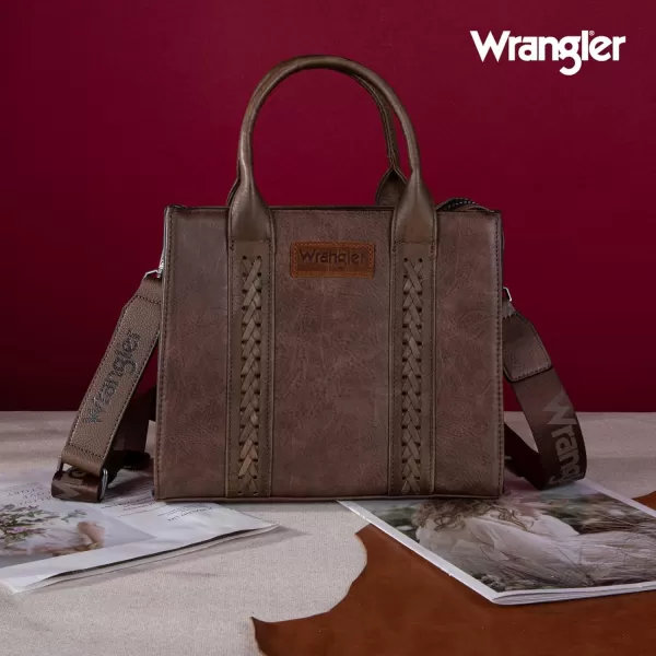 Wrangler Tote Bags for Women Designer Crossbody Purses Top-handle Handbags with Strap