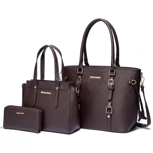 Montana West 3PCS Purses for Women Tote Purse and Wallet Set Shoulder Satchel Bags