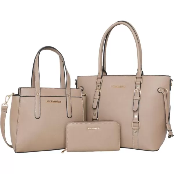 Montana West 3PCS Purses for Women Tote Purse and Wallet Set Shoulder Satchel Bags