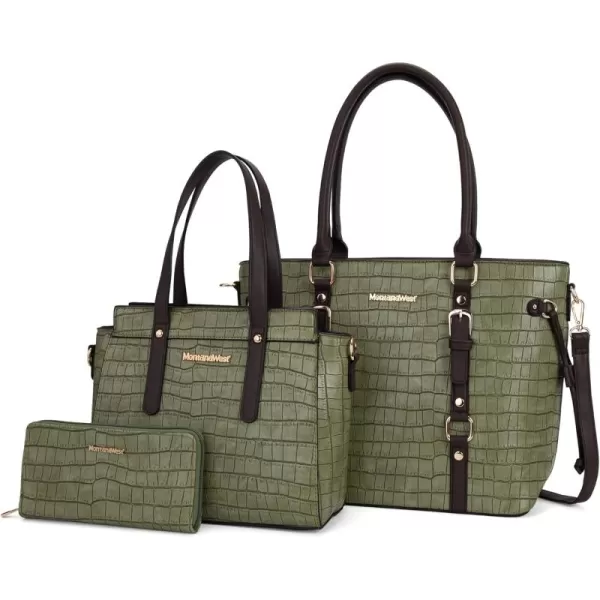 Montana West 3PCS Purses for Women Tote Purse and Wallet Set Shoulder Satchel Bags