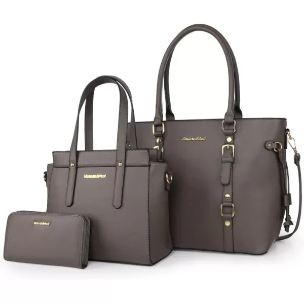 Montana West 3PCS Purses for Women Tote Purse and Wallet Set Shoulder Satchel Bags