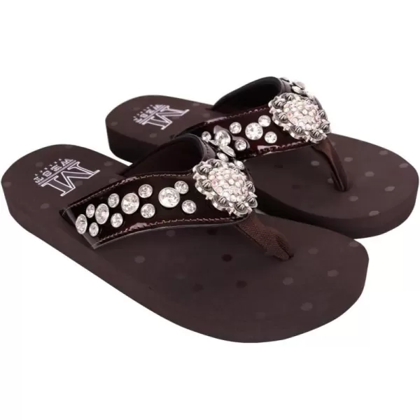 Montana West Flip Flops for women Wedge Flip Flops Western Wedge Sandals Bling Flip Flops Beach Sandals