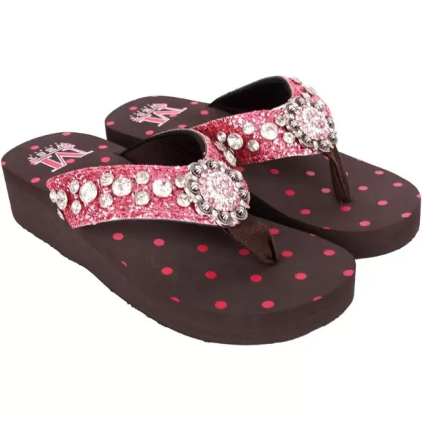 Montana West Flip Flops for women Wedge Flip Flops Western Wedge Sandals Bling Flip Flops Beach Sandals