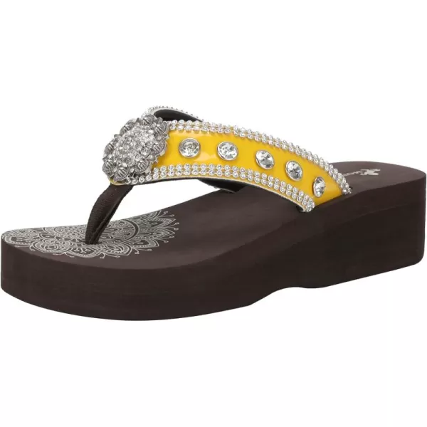 Montana West Flip Flops for women Wedge Flip Flops Western Wedge Sandals Bling Flip Flops Beach Sandals