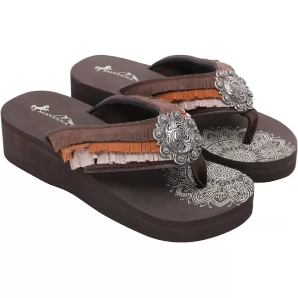 Montana West Flip Flops for women Wedge Flip Flops Western Wedge Sandals Bling Flip Flops Beach Sandals