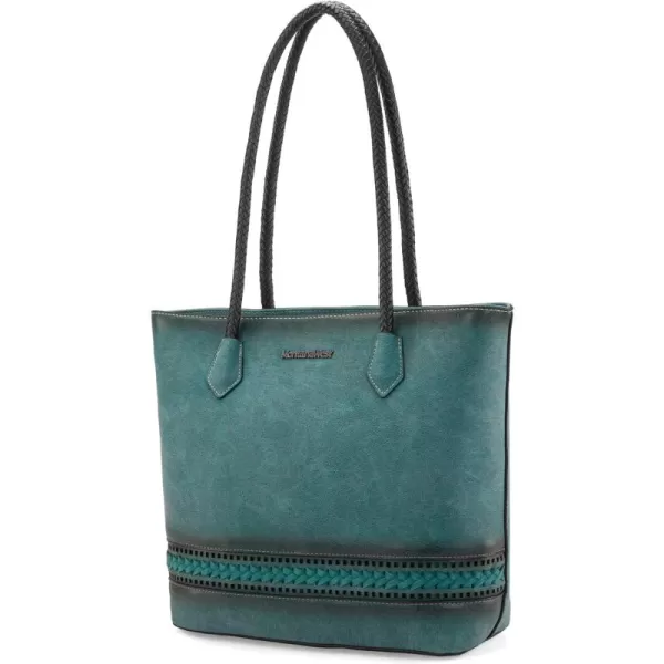 Montana West Large Tote Bags for Women Woven Purses and Handbags with Zipper