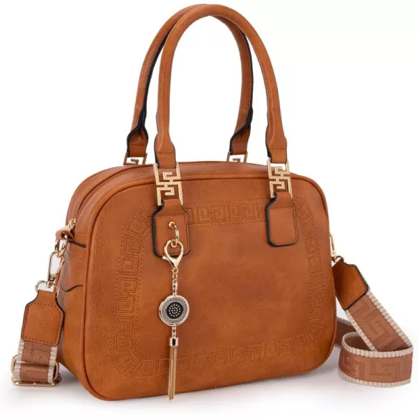 Montana West Small Top Handle Purse for Women Crossbody Satchel Handbag Barrel Bag