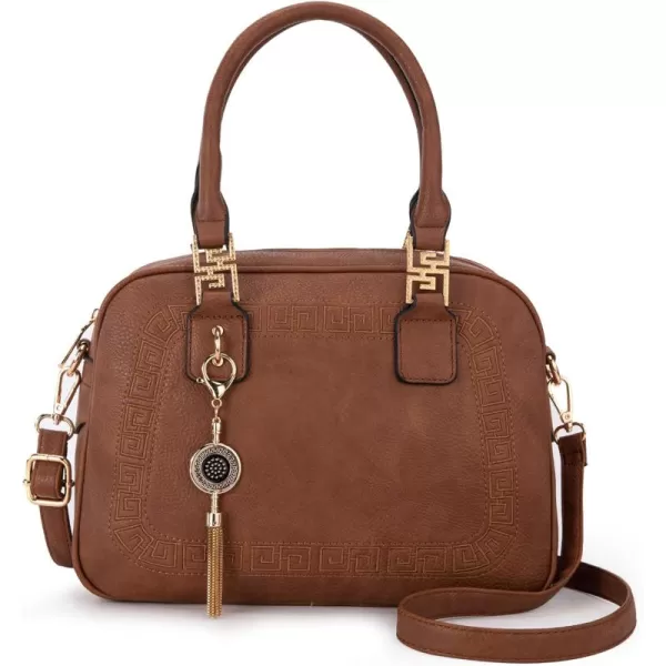 Montana West Small Top Handle Purse for Women Crossbody Satchel Handbag Barrel Bag