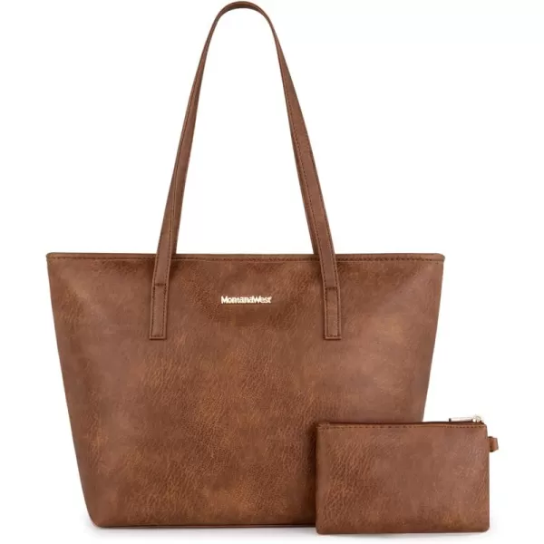 Montana West Tote Bags Vegan Leather Purses and Handbags for Women Top Handle Ladies Shoulder Bags