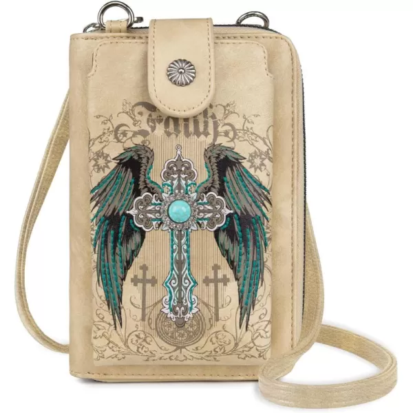 Montana West Western Small Crossbody Cell Phone Purses for Women CellPhone Wallet Bag