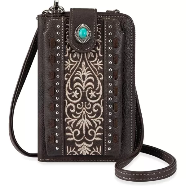 Montana West Western Small Crossbody Cell Phone Purses for Women CellPhone Wallet Bag