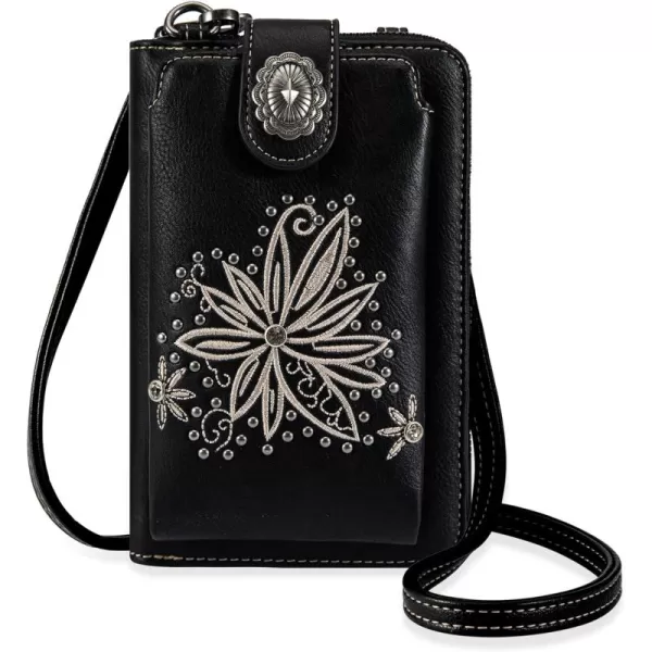 Montana West Western Small Crossbody Cell Phone Purses for Women CellPhone Wallet Bag