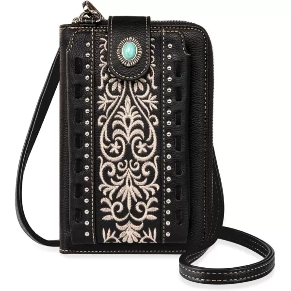 Montana West Western Small Crossbody Cell Phone Purses for Women CellPhone Wallet Bag