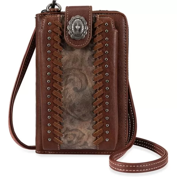 Montana West Western Small Crossbody Cell Phone Purses for Women CellPhone Wallet Bag