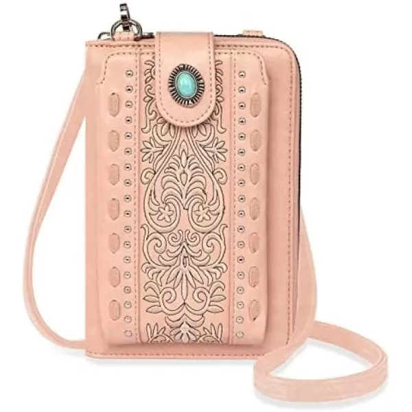 Montana West Western Small Crossbody Cell Phone Purses for Women CellPhone Wallet Bag