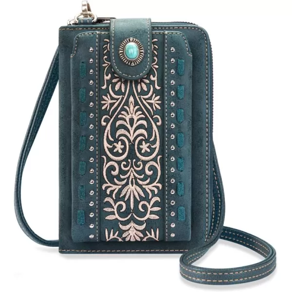 Montana West Western Small Crossbody Cell Phone Purses for Women CellPhone Wallet Bag