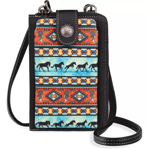 Montana West Western Small Crossbody Cell Phone Purses for Women CellPhone Wallet Bag