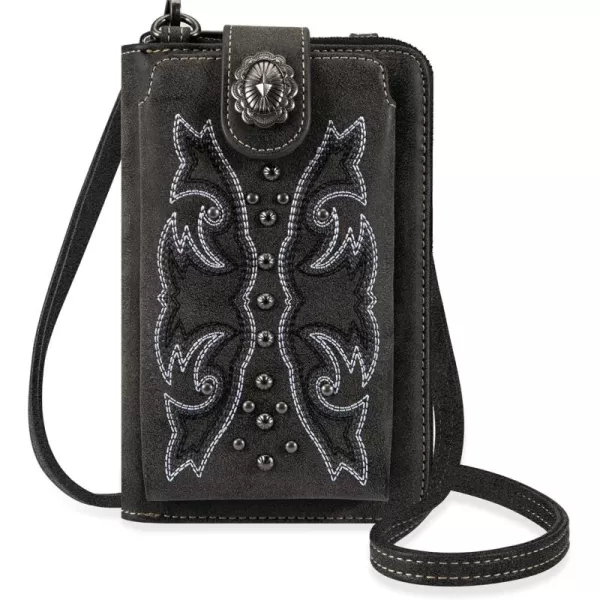 Montana West Western Small Crossbody Cell Phone Purses for Women CellPhone Wallet Bag