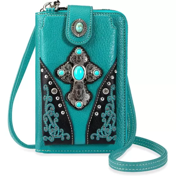 Montana West Western Small Crossbody Cell Phone Purses for Women CellPhone Wallet Bag