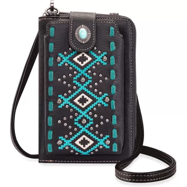 Montana West Western Small Crossbody Cell Phone Purses for Women CellPhone Wallet Bag